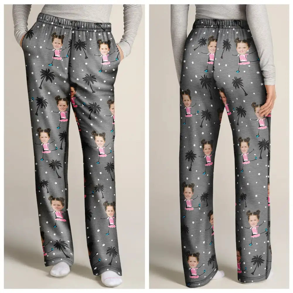 Custom Photo Best Dad Mom Ever - Personalized Pajama Pants