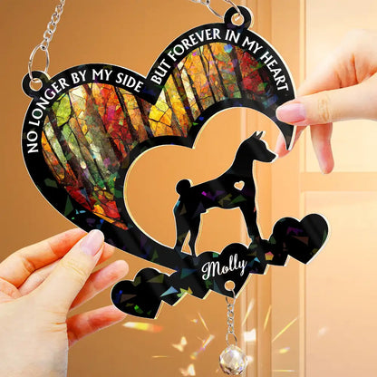 Your Were My Favorite Hello Dog Memorial - Personalized Rainbow Suncatcher With Crystal Ball Prism