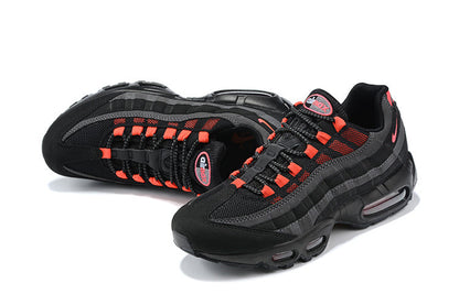 Men's Nike Air Max 95 Black Laser Crimson Shoes