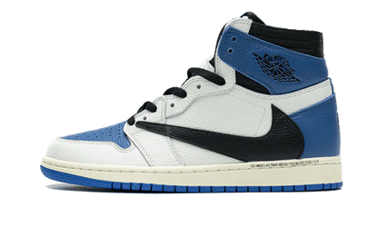 Men's Air Jordan 1 Retro High Og Sp Travis Scott Fragment Military Blue Shoes