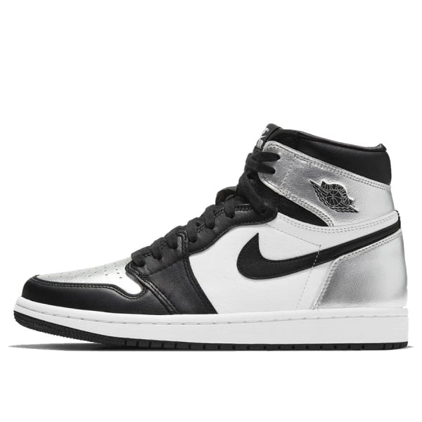 Men's Air Jordan 1 High 'Silver Toe’ Shoes