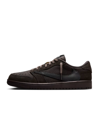 Men's Travis Scott x Air Jordan 1 Retro Low ‘ Velvet Brown and Dark Mocha' Shoes