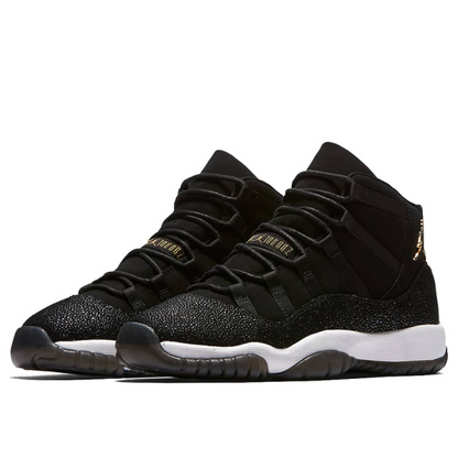 Men's Nike Air Jordan 13 Retro Heiress Black Stingray Shoes