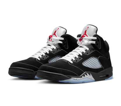 Men's Nike Air Jordan 5 Retro Black Metallic Reimagined Shoes