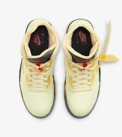 Men's OFF-WHITE x Air Jordan 5 'Sail' Shoes