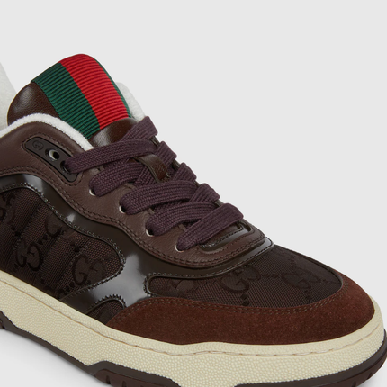 Men's Gucci Re-Web Brown Sneakers
