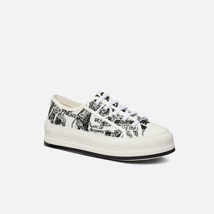 Men's Dior Walk’n’Dior Platform White Black Sneakers