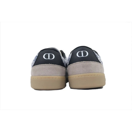 Men's Dior B01 Matchpoint Gray And Blue Print Sneakers