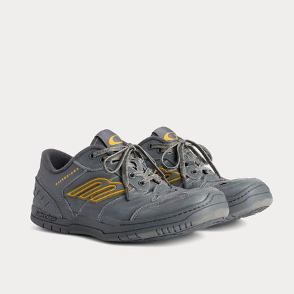 Men' Balenciaga Hamptons Worn-out Trainers Grey Yellow Low Sneaker