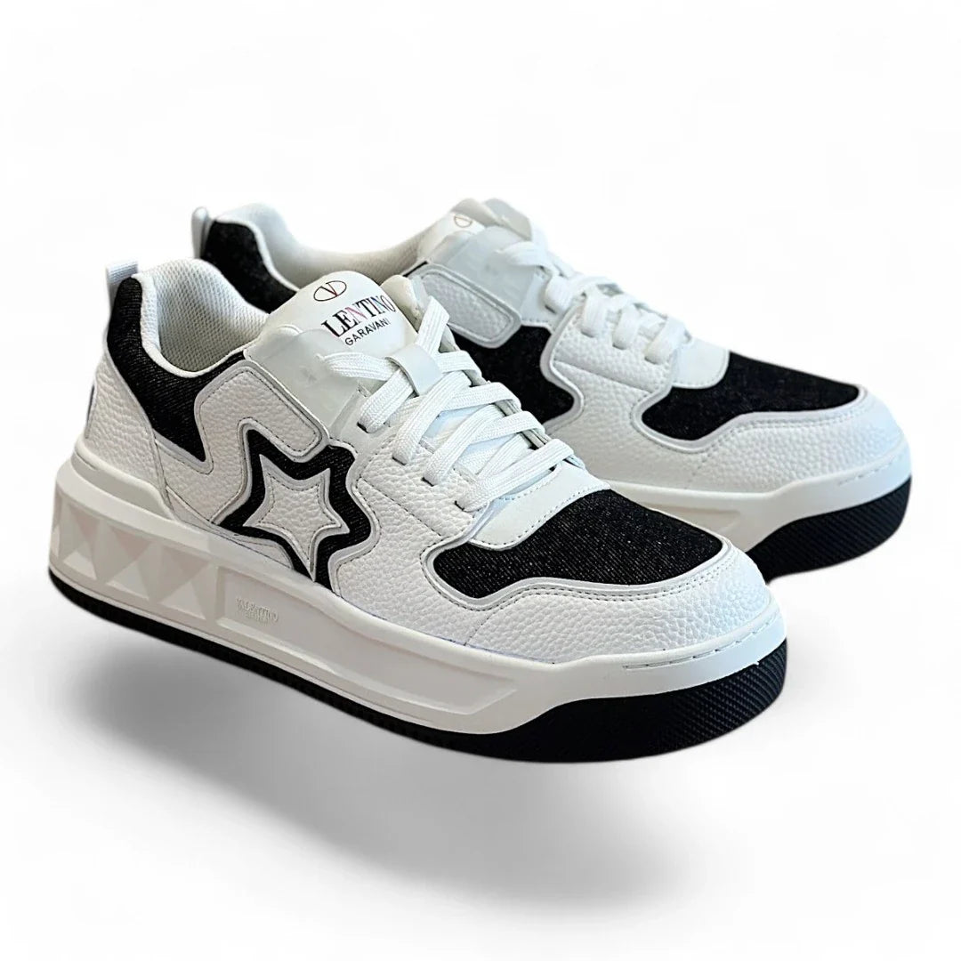 Men's Valentino Garavani VL7N Black And White Sneakers