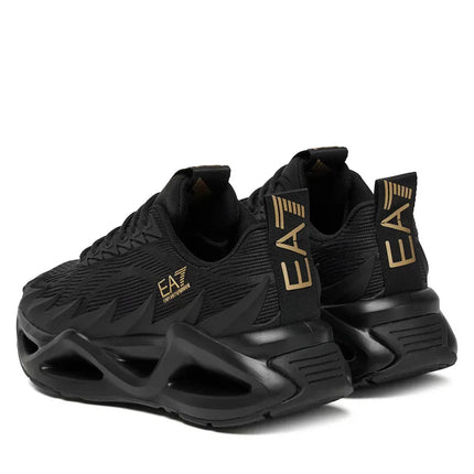 Men's EA7 Infinity Venom Black & Gold Sneakers