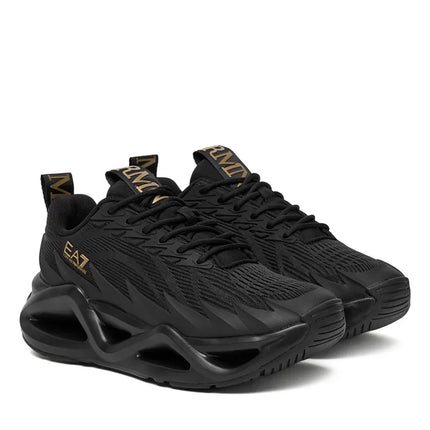 Men's EA7 Infinity Venom Black & Gold Sneakers