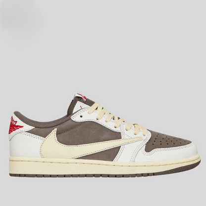 Men's Travis Scott x Air Jordan 1 Retro Low ‘ Reverse Mocha' Shoes