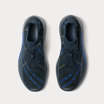 Men’s Burberry burbery Neptune Check Knit Midnight Sneakers