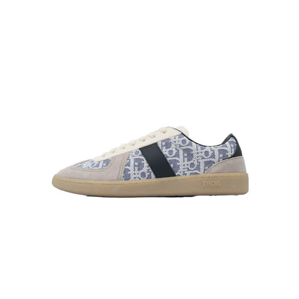 Men's Dior B01 Matchpoint Gray And Blue Print Sneakers