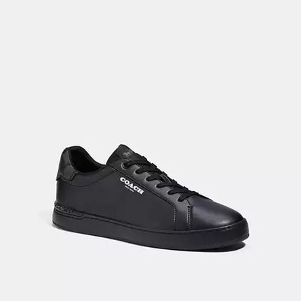 Men's Clip Low Top Black Sneakers