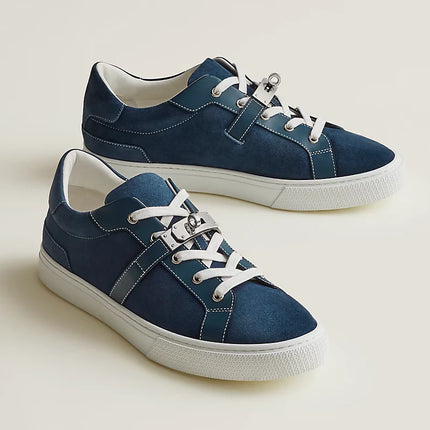 Men's Hermes Day Blue Sneakers