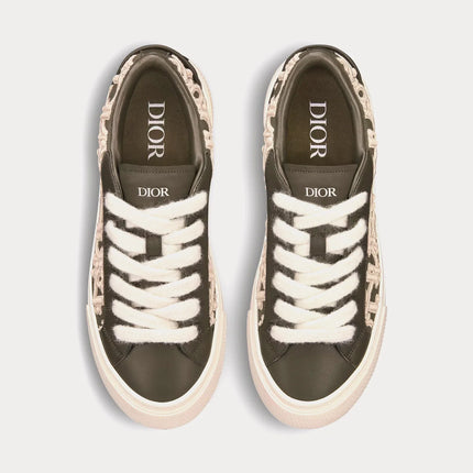 Men's Dior B33 Runner Khaki Sneakers
