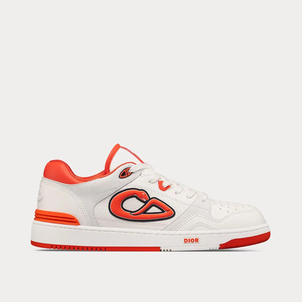 Men's Dior B57 Low-White Vermilion Red Sneakers