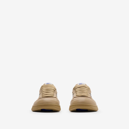 Men’s Burberry Leather Check Terrace Sand Sneakers