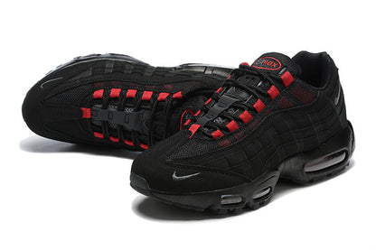 Men's Nike Air Max 95 Black Team Crimson Shoes