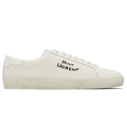 Men's Saint Laurent Court Classic SL06 White Sneakers