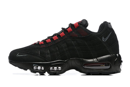 Men's Nike Air Max 95 Black Team Crimson Shoes