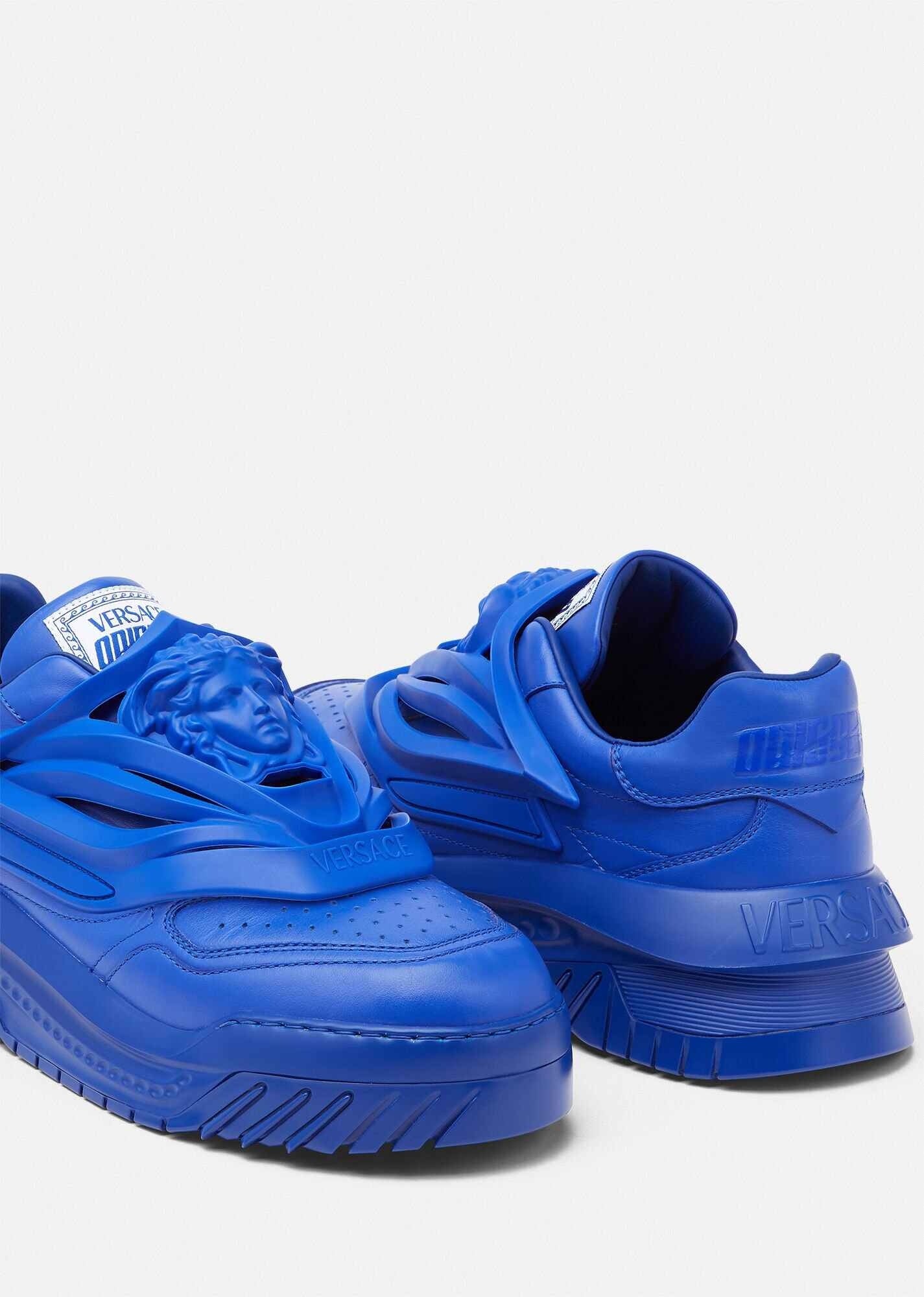 Men's Versace Odissea Trainers Royal Sneakers