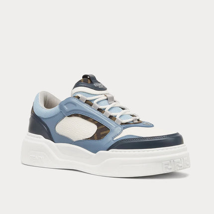 Men's FENDI Sneaker Fendi Force White Light Blue Sneakers