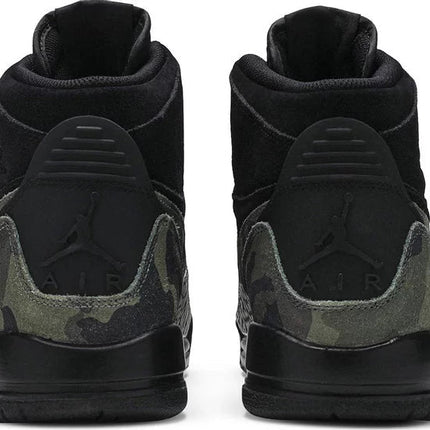Men's Air Jordan Legacy 312 High Black Camo Green Shoes
