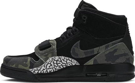 Men's Air Jordan Legacy 312 High Black Camo Green Shoes