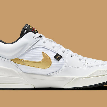 Men's Air Jordan Stadium 90 White Gold Shoes