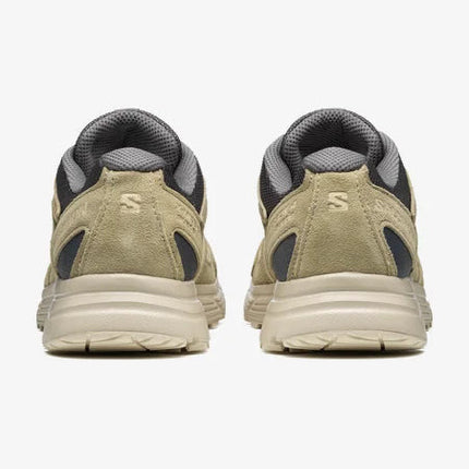 Men's Salomon X-Mission 4 Suede Pewter And  Moss Gray Shoes