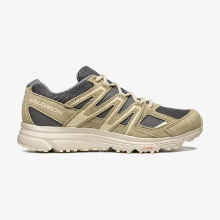 Men's Salomon X-Mission 4 Suede Pewter And  Moss Gray Shoes