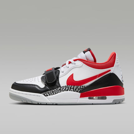 Men's Air Jordan Legacy 312 Low White Black Wolf Grey Shoes