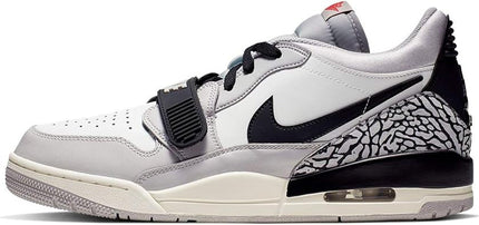 Men's Air Jordan Legacy 312 Low Summit White And Fire Red Gold Shoes