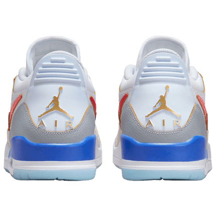 Men's Air Jordan Legacy 312 Low Grey Red Blue Shoes