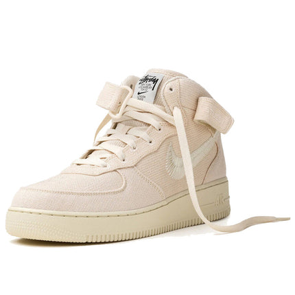 Men's Air Force 1 Mid x Stussy Ã¢â‚¬â€œ Fossil Hemp Shoes