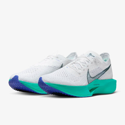 Men's Alphafly 3 In White and Jade Ice Shoes