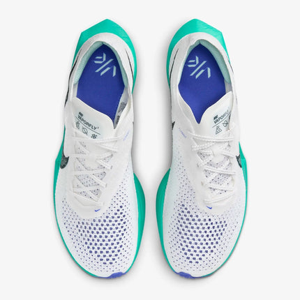 Men's Alphafly 3 In White and Jade Ice Shoes