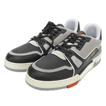 Men's LV Louis Vuitton Trainer Low Top Sneaker Boot Shoes V3