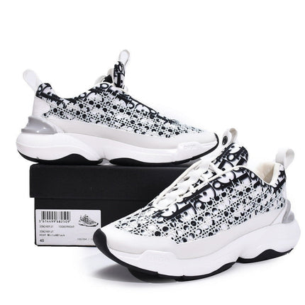 Men's Christian Dior B24 Oblique White Sneaker Shoes