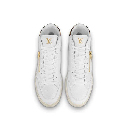 Men's LV Louis Vuitton Rivoli Sneaker Boot Shoes V10
