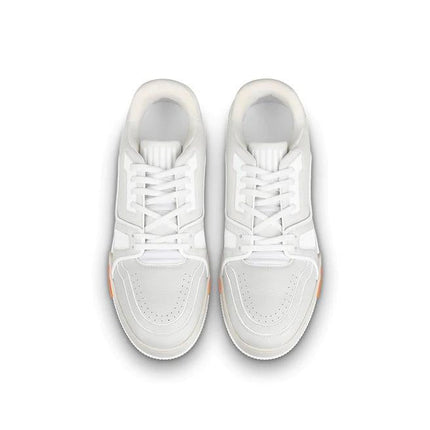 Men's LV Louis Vuitton Trainer Low Top Sneaker Boot Shoes V6