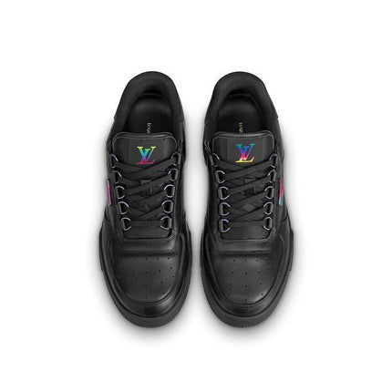 Men's LV Louis Vuitton Trainer Low Top Sneaker Boot Shoes V2