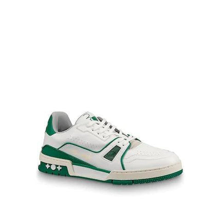 Men's LV Louis Vuitton Trainer Low Top Sneaker Boot Shoes V5