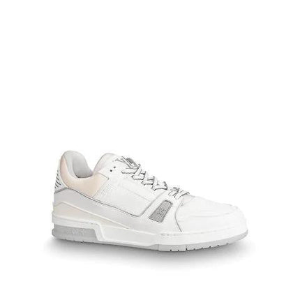Men's LV Louis Vuitton Trainer Low Top Sneaker Boot Shoes V7