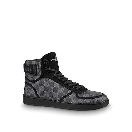 Men's LV Louis Vuitton Rivoli Sneaker Boot Shoes V8