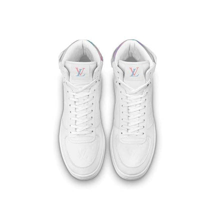 Men's LV Louis Vuitton Rivoli Sneaker Boot Shoes V1