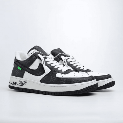 Men's Air Force 1 Low x Louis Vuitton Black White Shoes